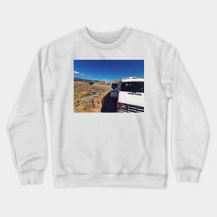 Road trip journey in Osoyoos, Okanagan Valley, British Columbia Canada. Crewneck Sweatshirt